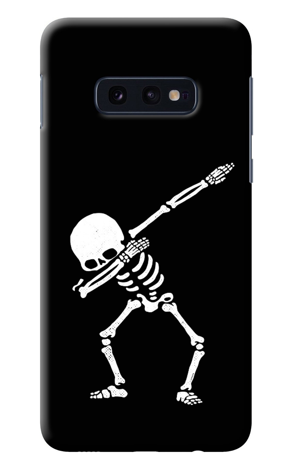 Dabbing Skeleton Art Samsung S10E Back Cover