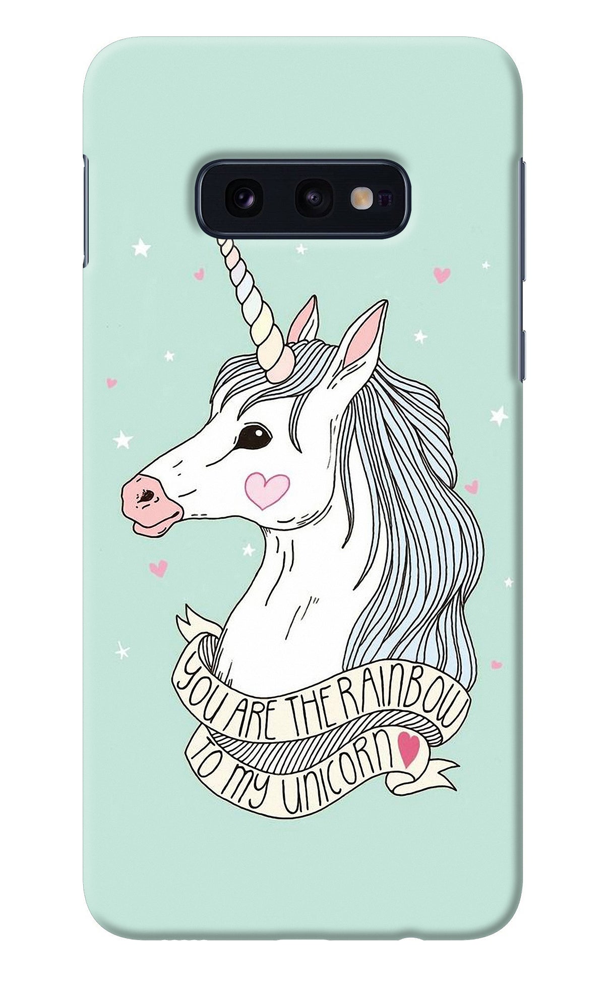 Unicorn Wallpaper Samsung S10E Back Cover