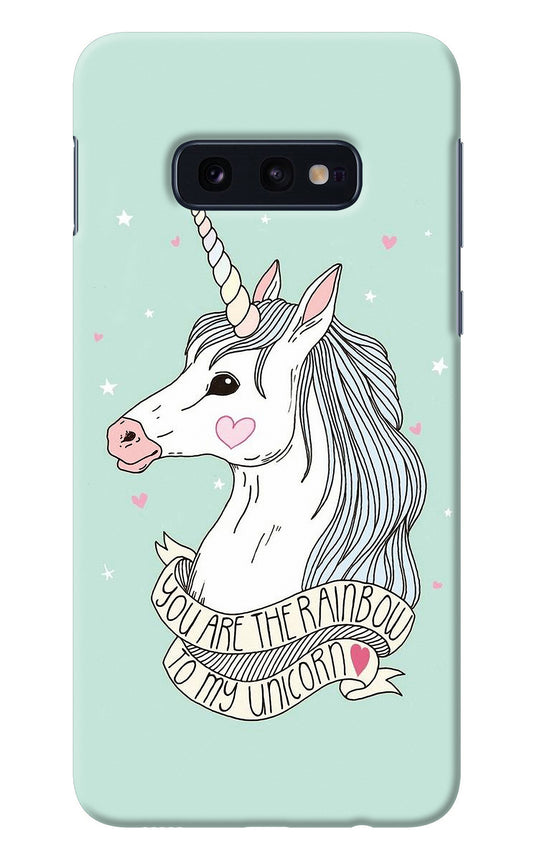 Unicorn Wallpaper Samsung S10E Back Cover