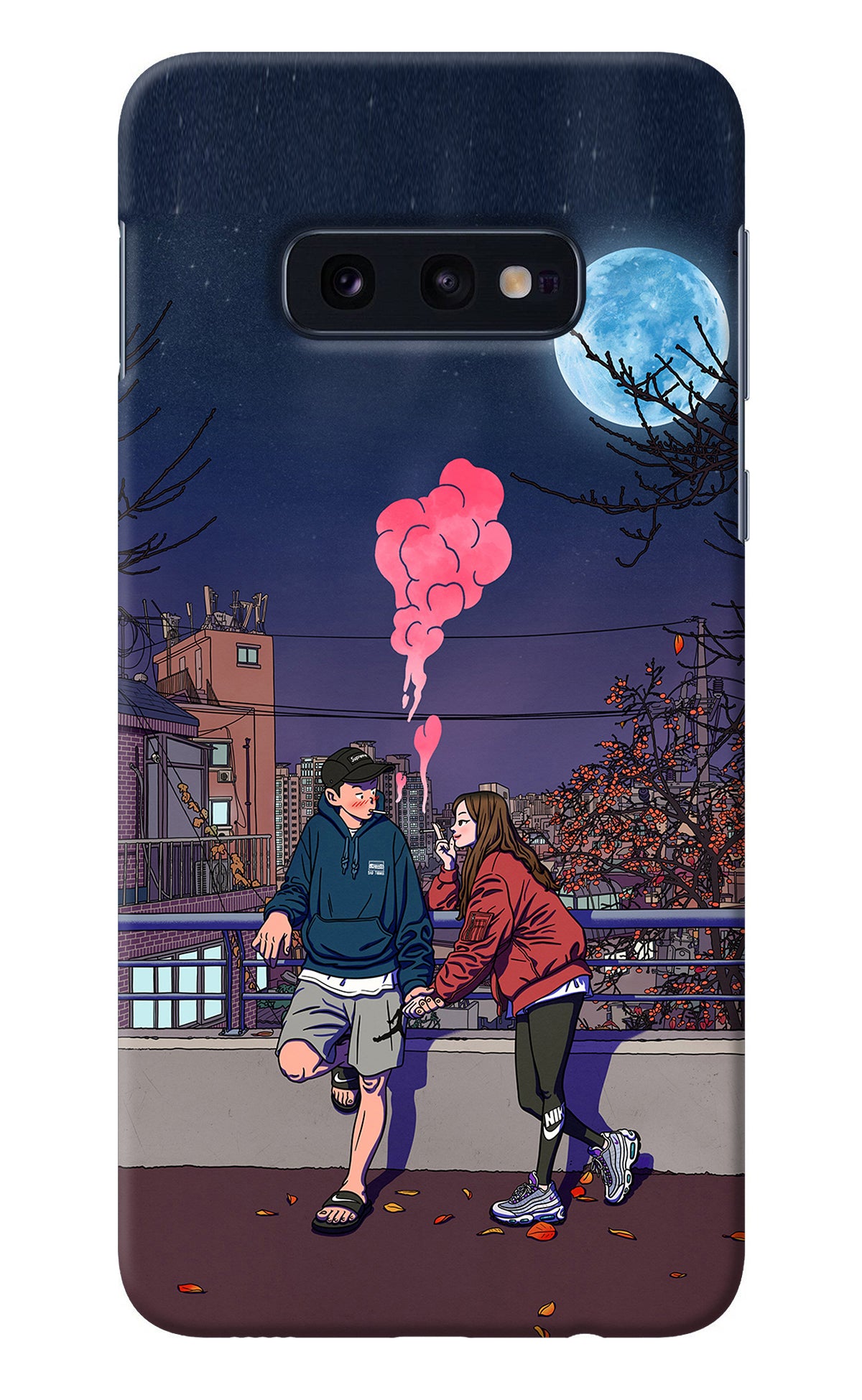 Chilling Couple Samsung S10E Back Cover