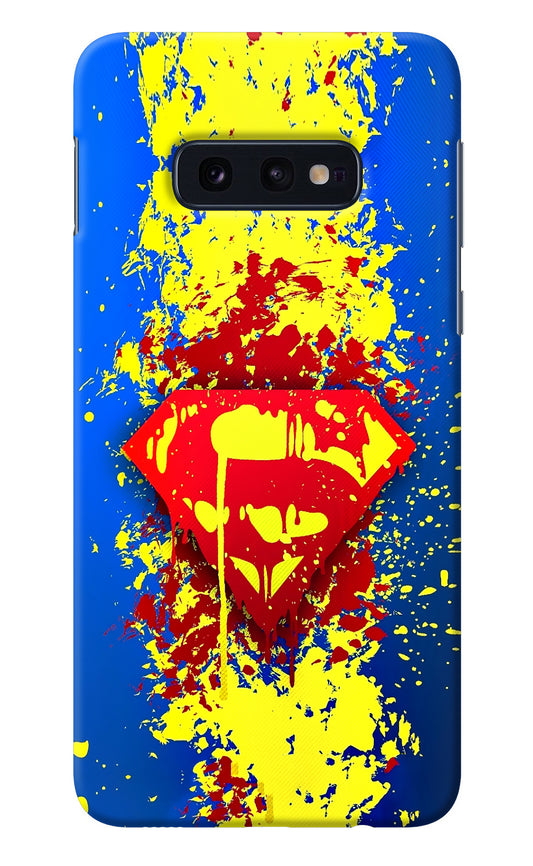 Superman logo Samsung S10E Back Cover