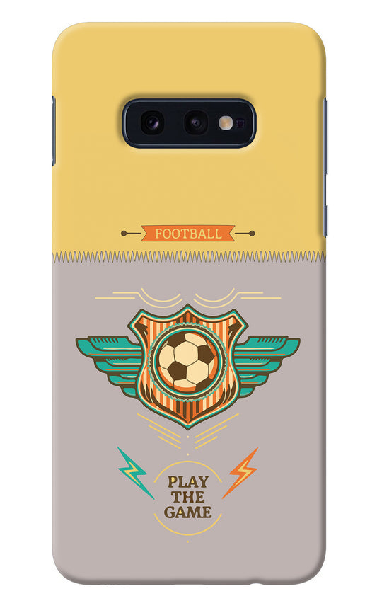 Football Samsung S10E Back Cover