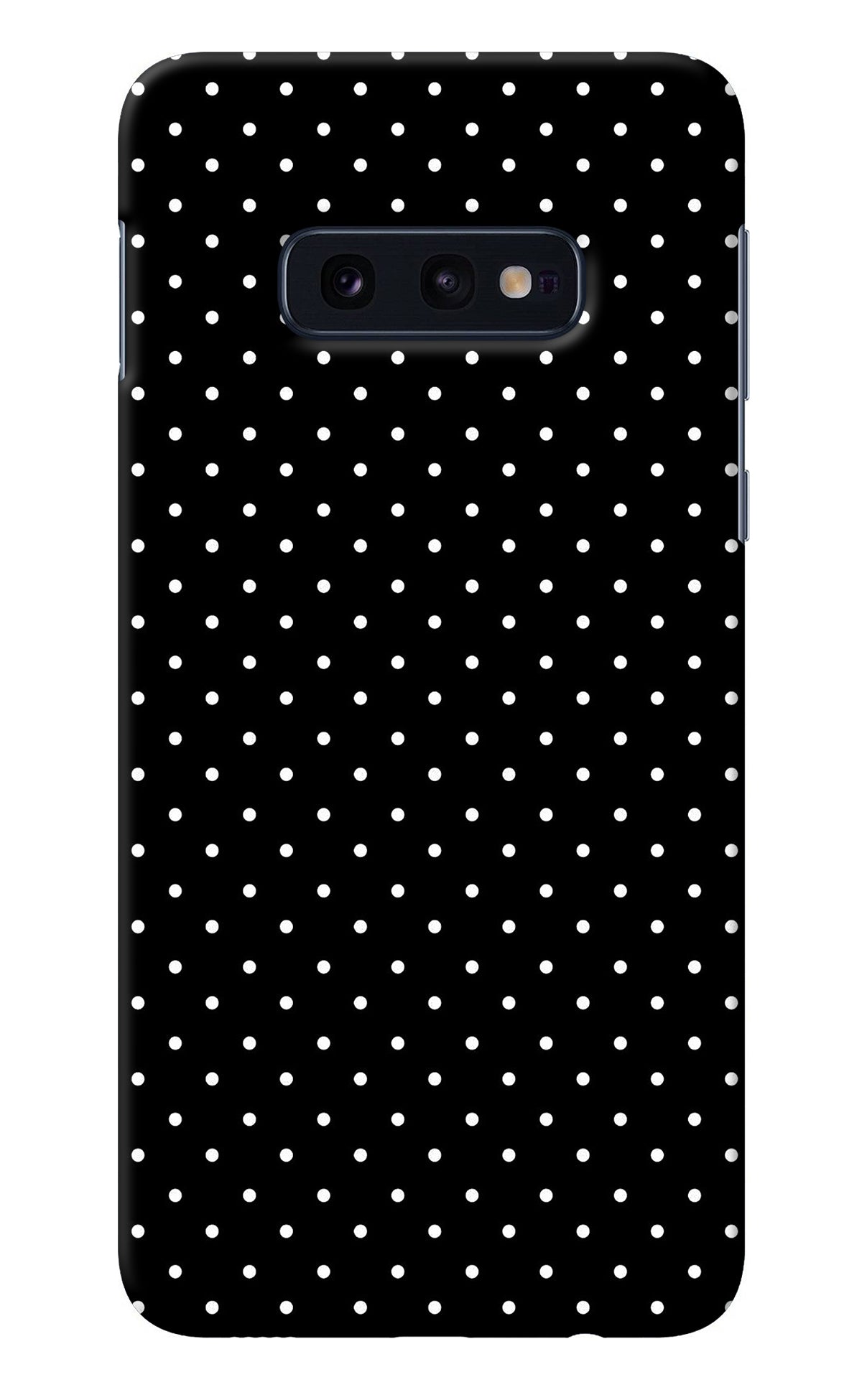 White Dots Samsung S10E Back Cover