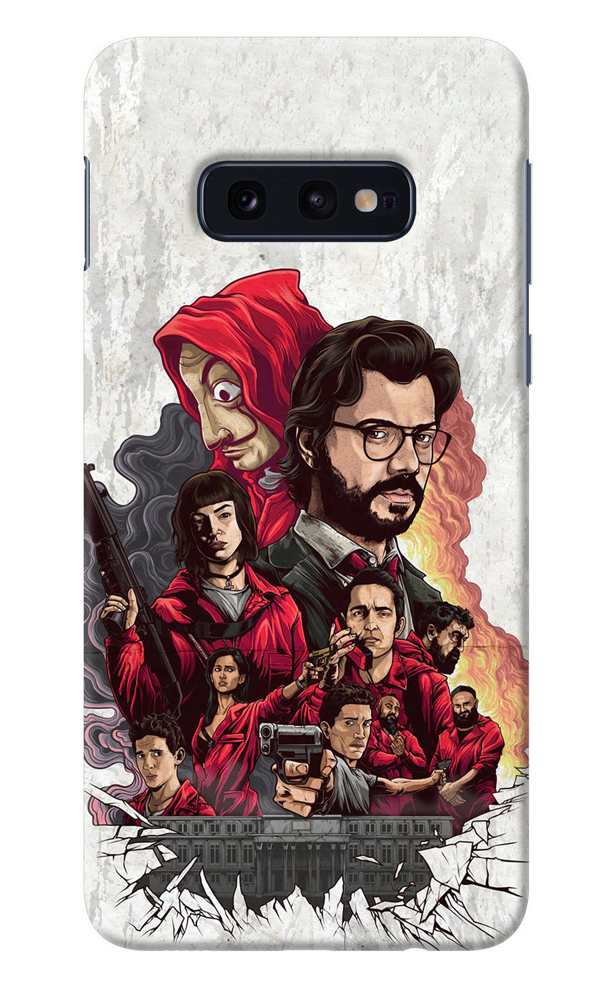 Money Heist Artwork Samsung S10E Back Cover