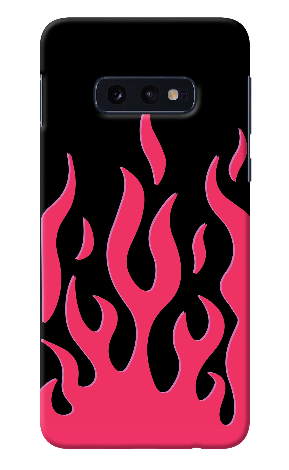 Fire Flames Samsung S10E Back Cover