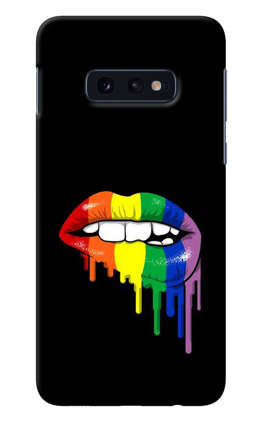 Lips Biting Samsung S10E Back Cover