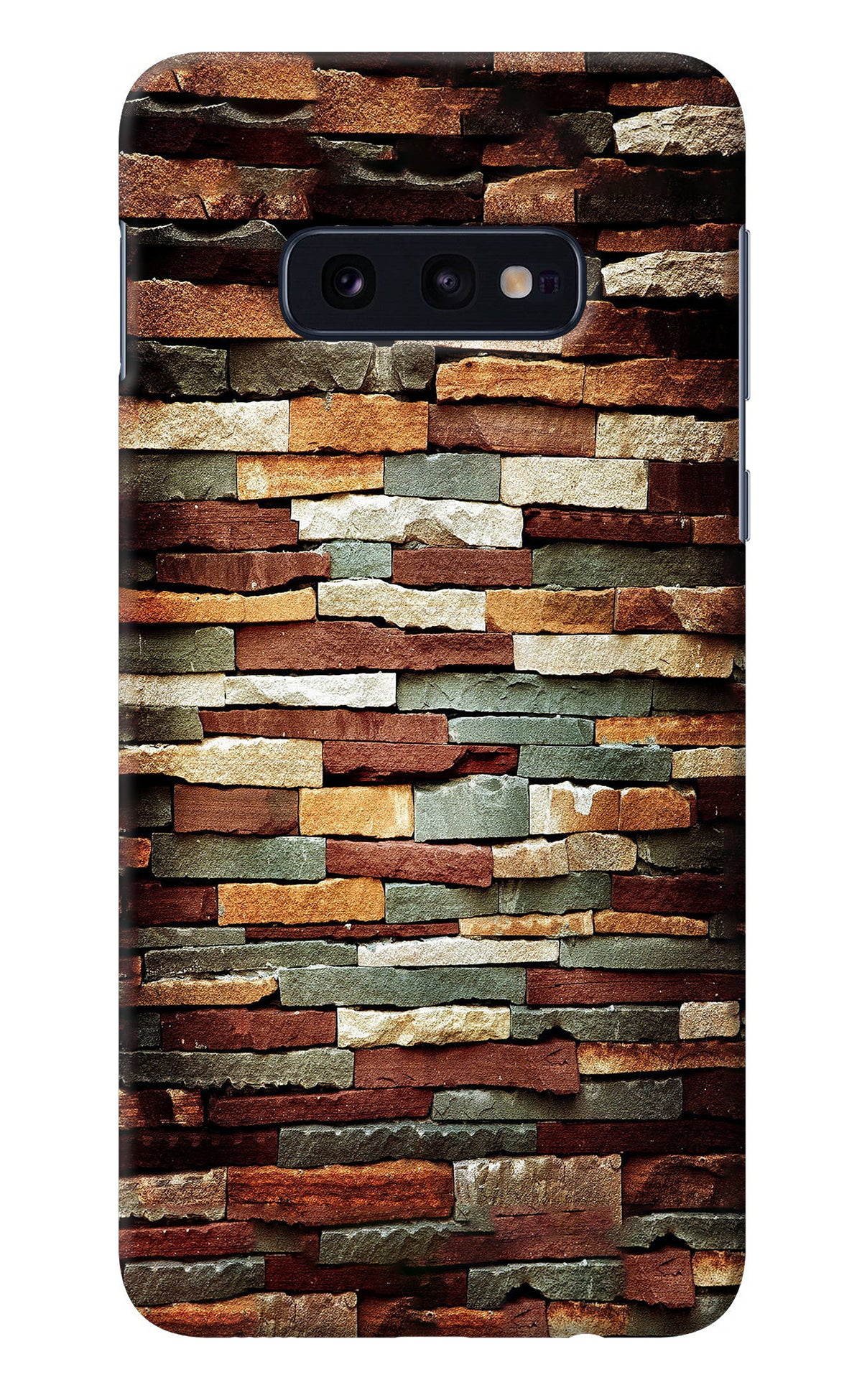 Bricks Pattern Samsung S10E Back Cover