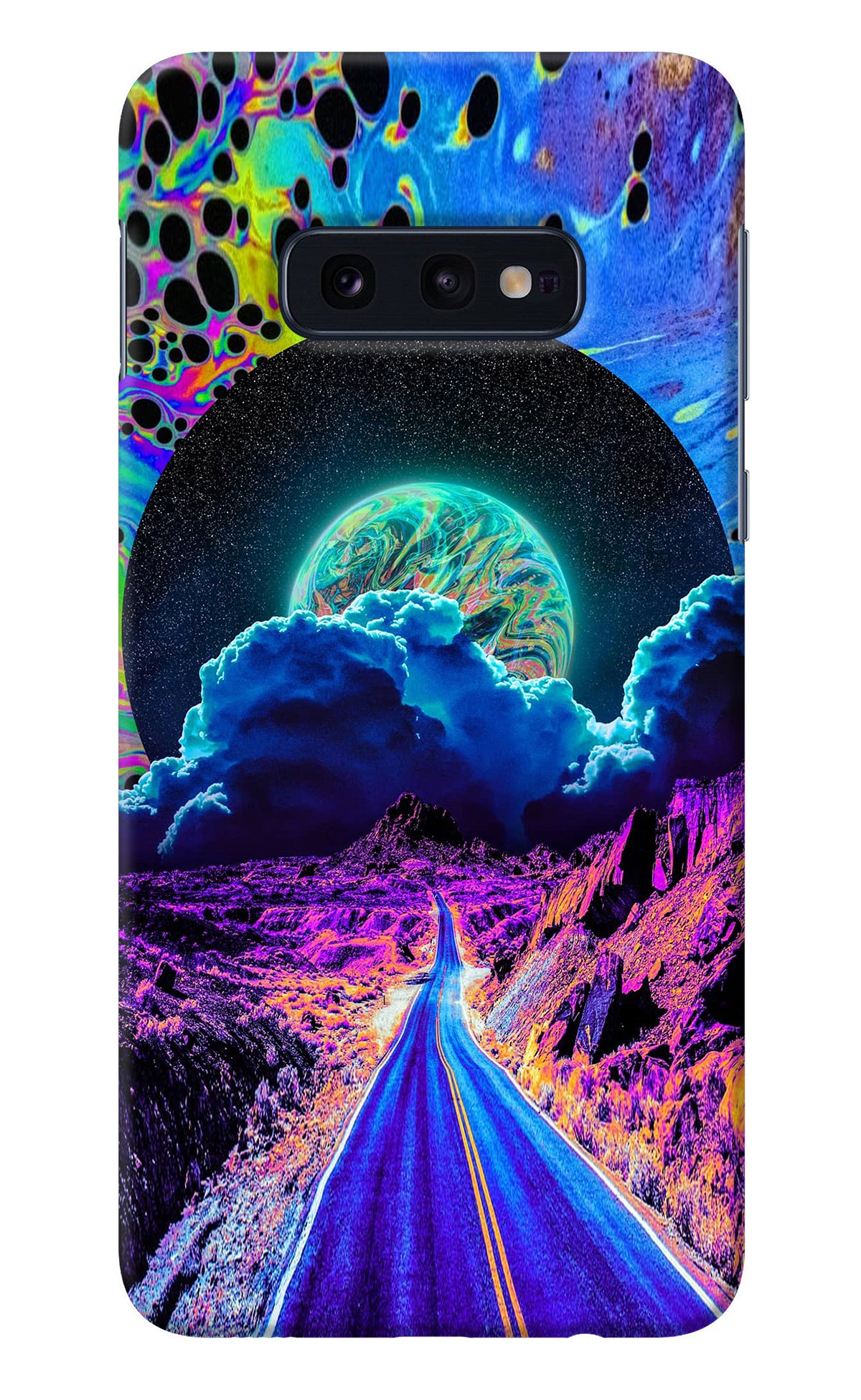 Psychedelic Painting Samsung S10E Back Cover