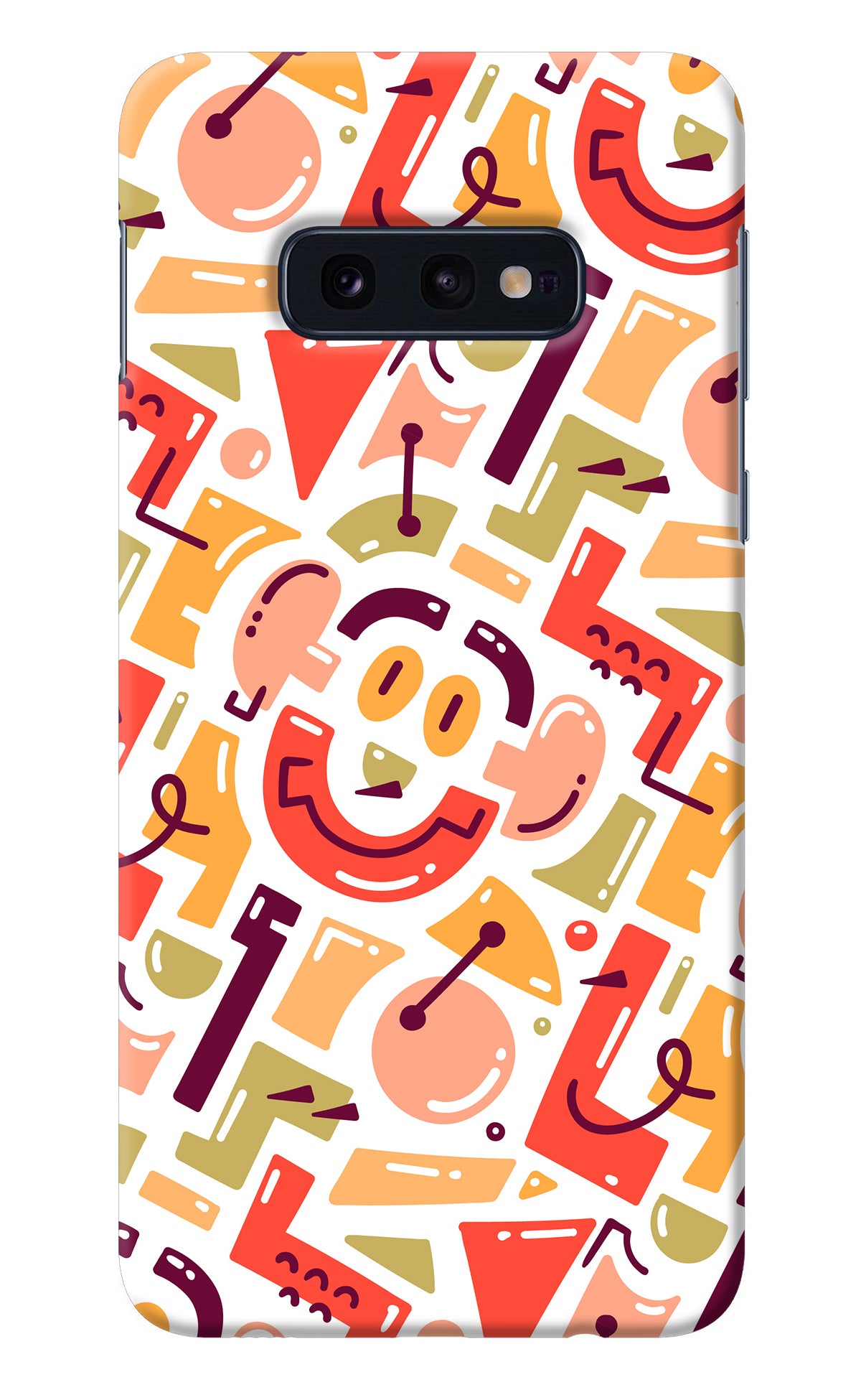 Doodle Pattern Samsung S10E Back Cover