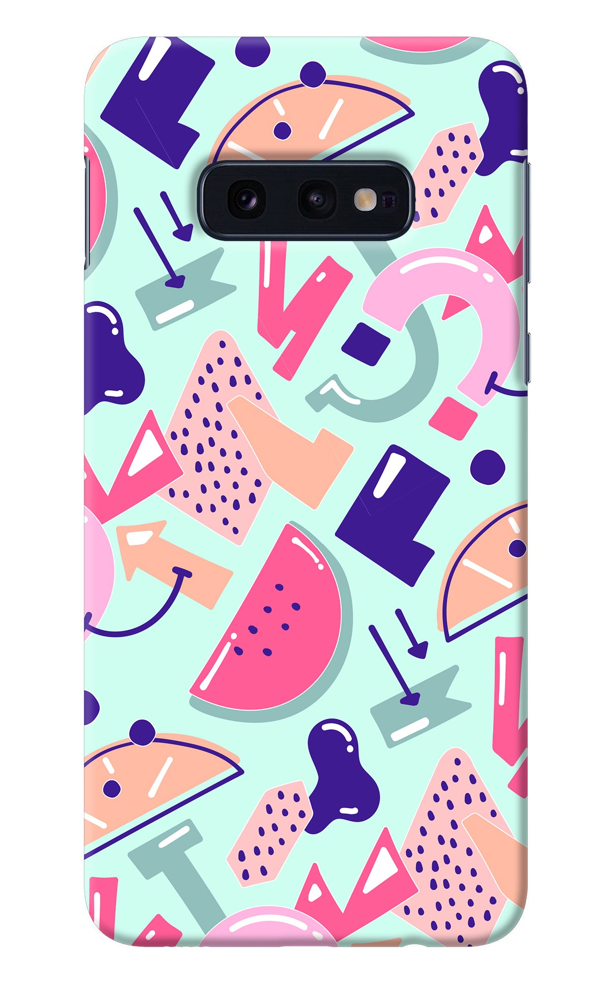 Doodle Pattern Samsung S10E Back Cover