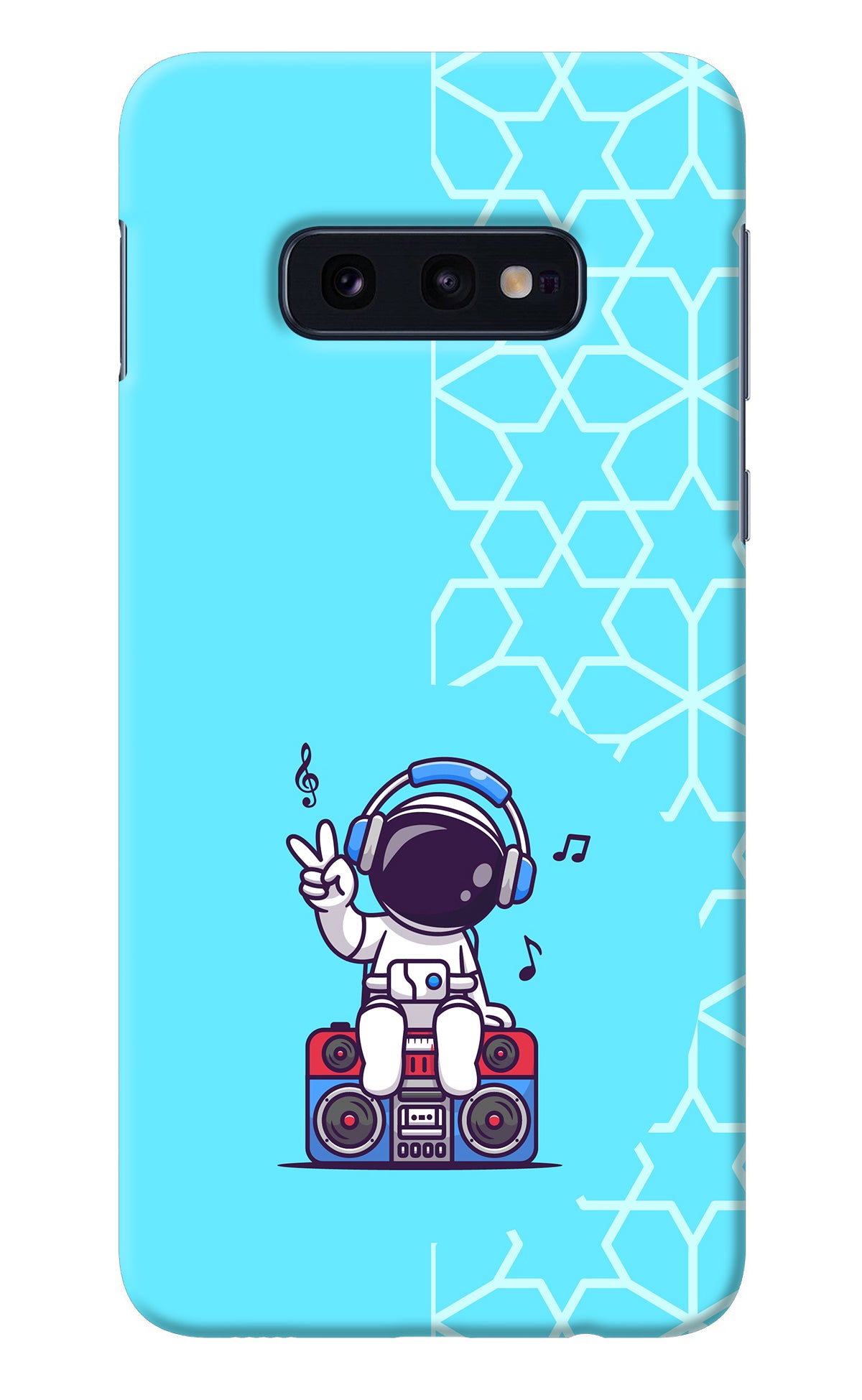 Cute Astronaut Chilling Samsung S10E Back Cover