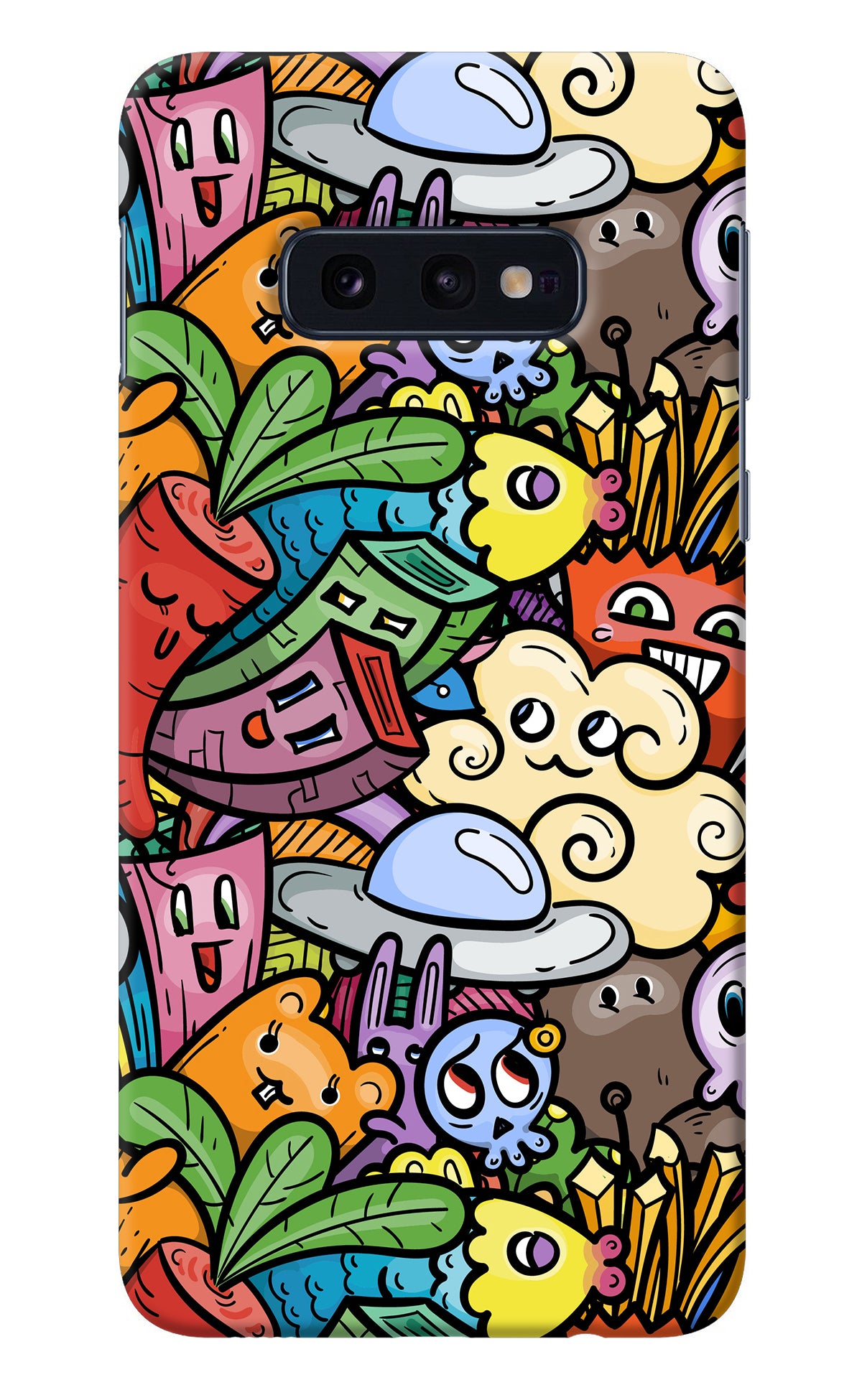 Veggie Doodle Samsung S10E Back Cover