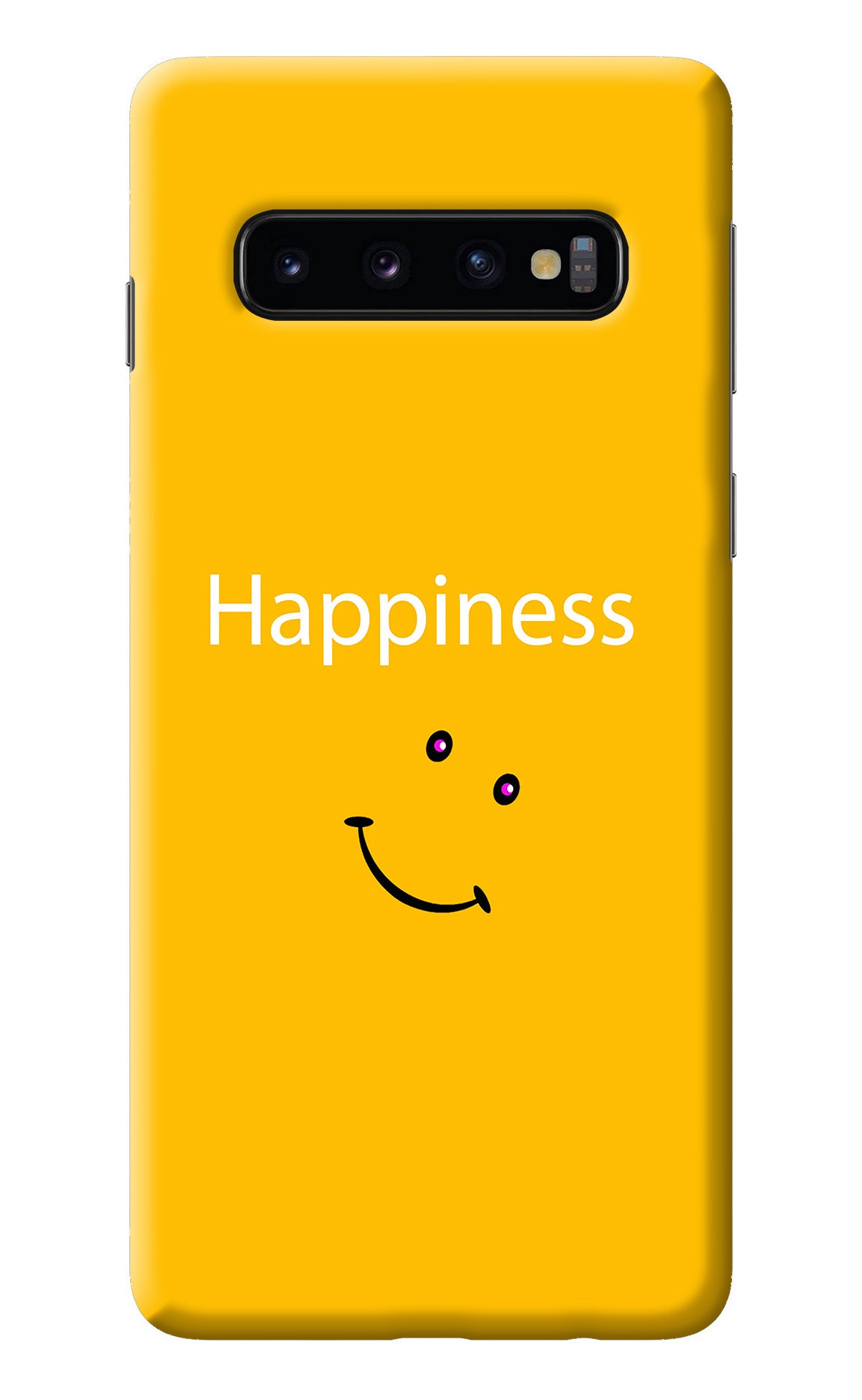 Happiness With Smiley Samsung S10 Back Cover