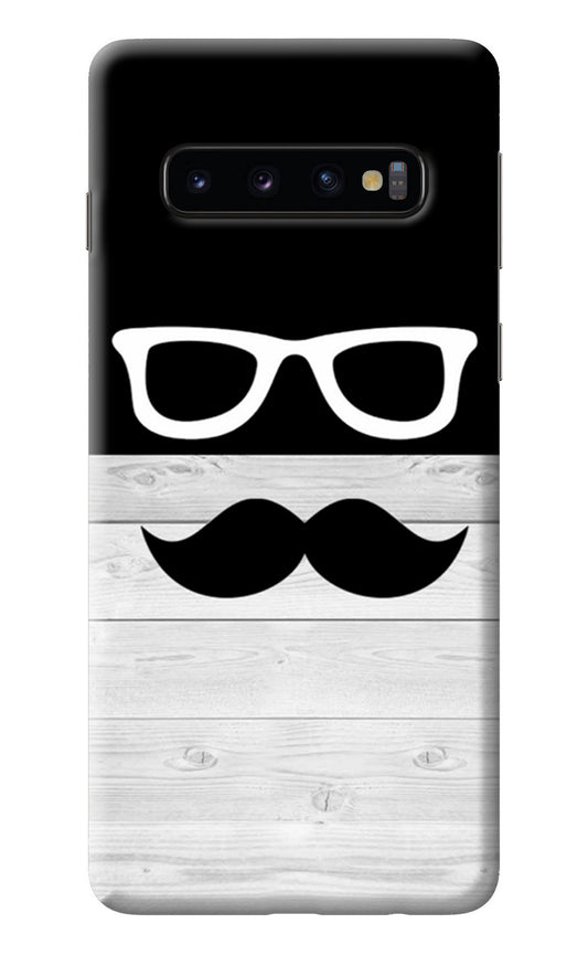 Mustache Samsung S10 Back Cover