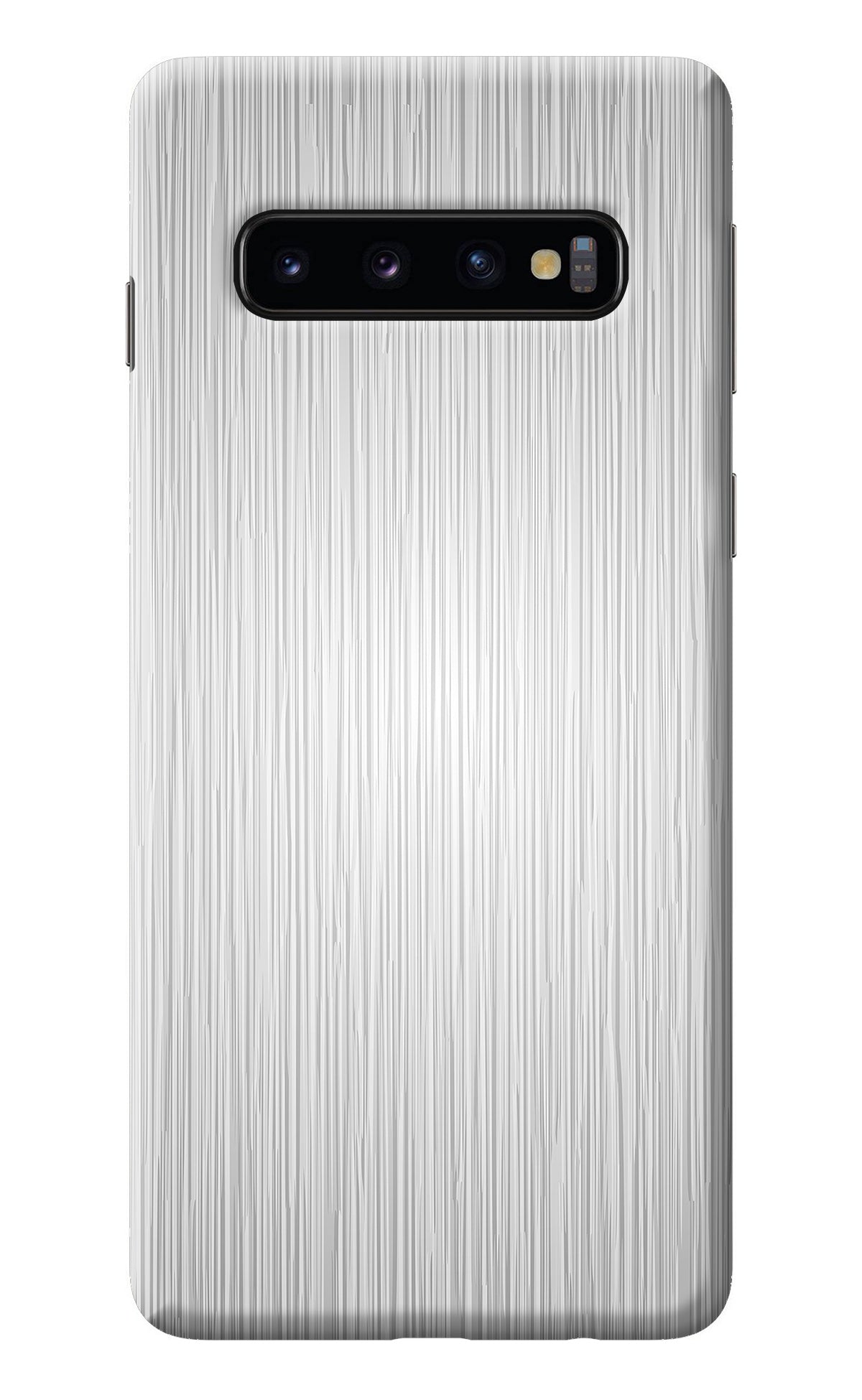 Wooden Grey Texture Samsung S10 Back Cover