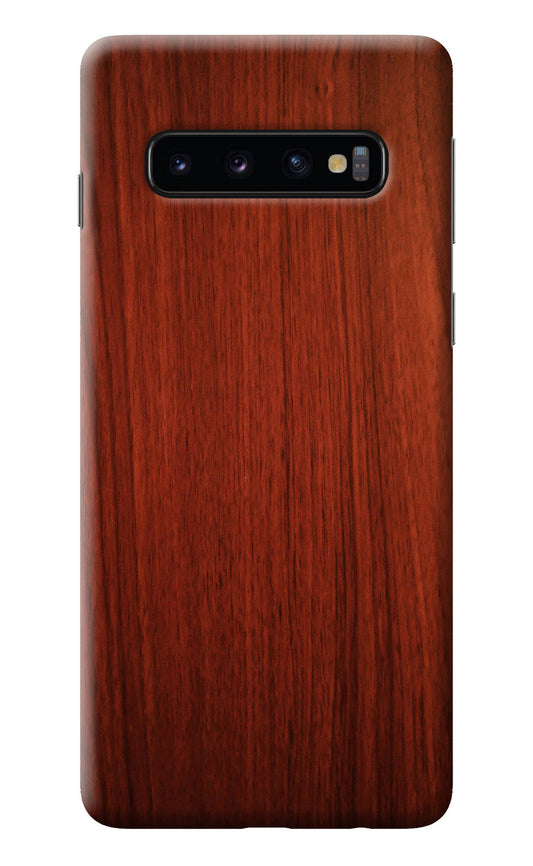 Wooden Plain Pattern Samsung S10 Back Cover