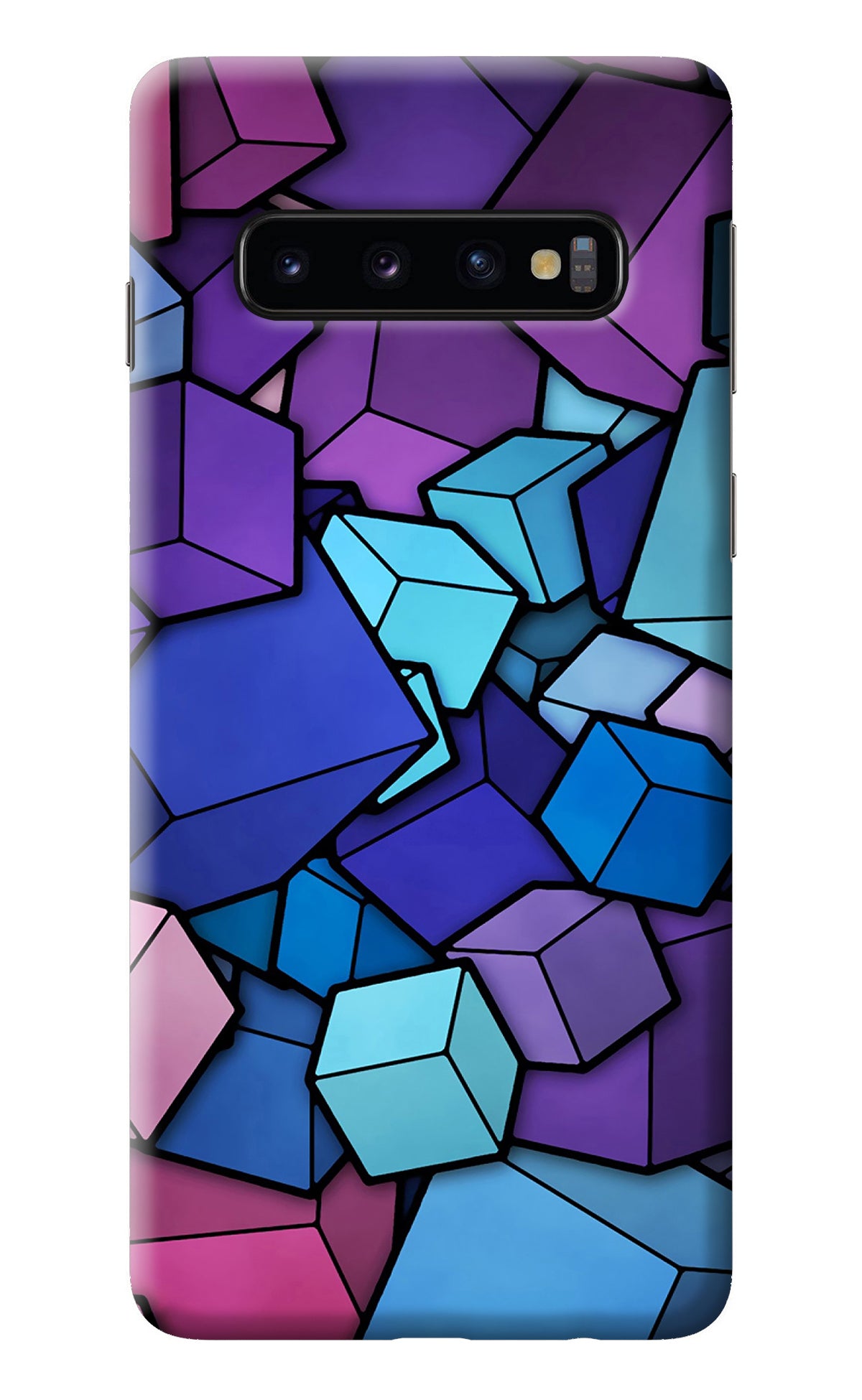 Cubic Abstract Samsung S10 Back Cover