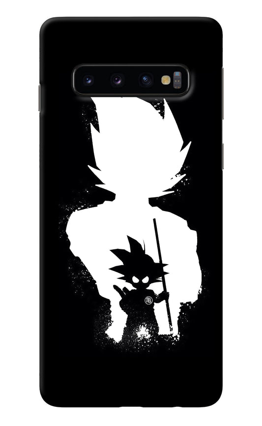 Goku Shadow Samsung S10 Back Cover
