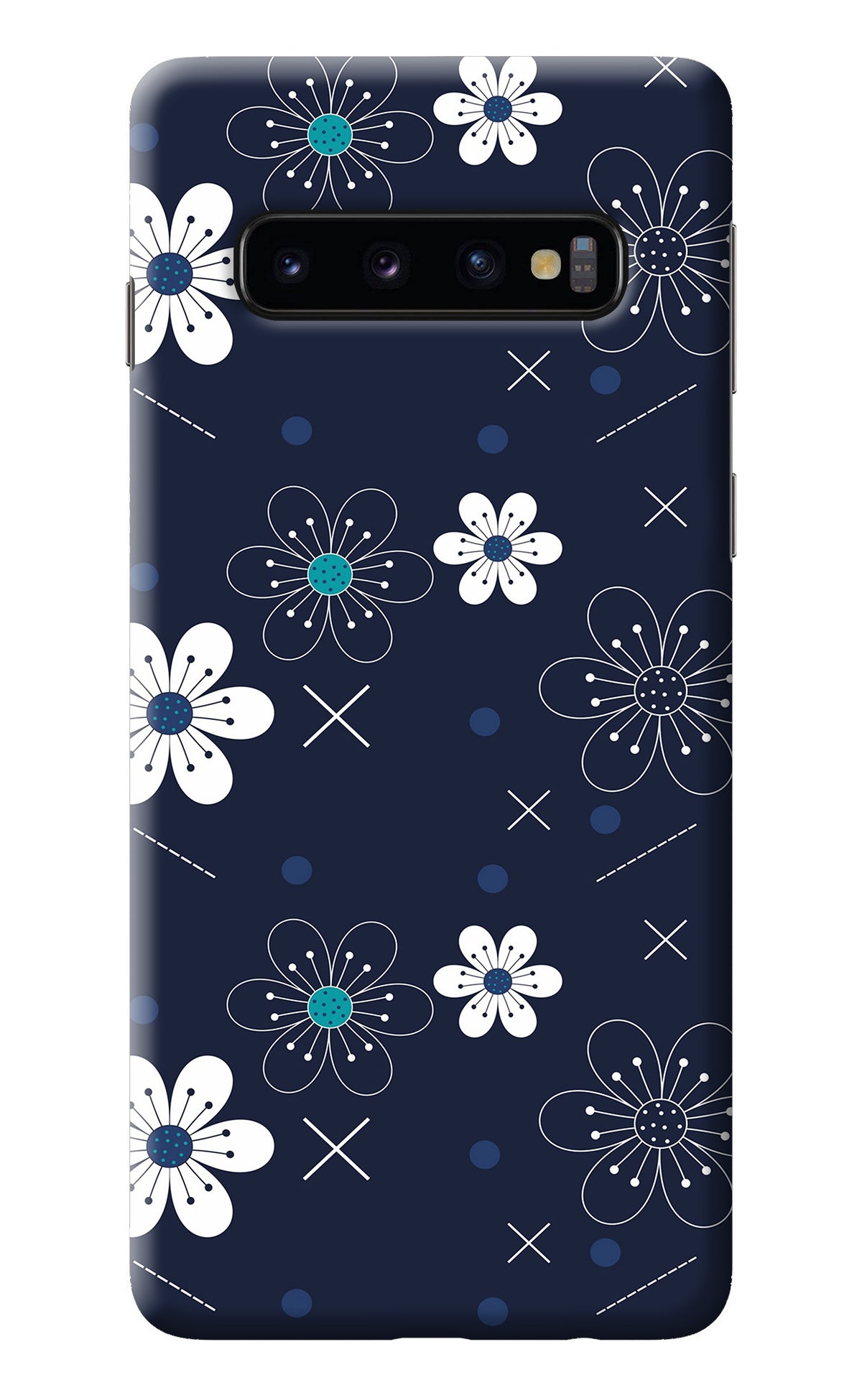 Flowers Samsung S10 Back Cover