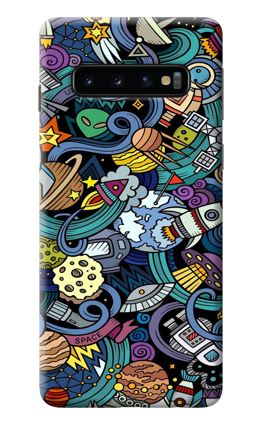 Space Abstract Samsung S10 Back Cover