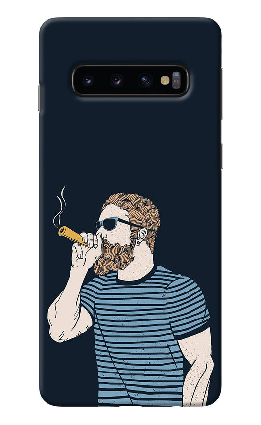 Smoking Samsung S10 Back Cover
