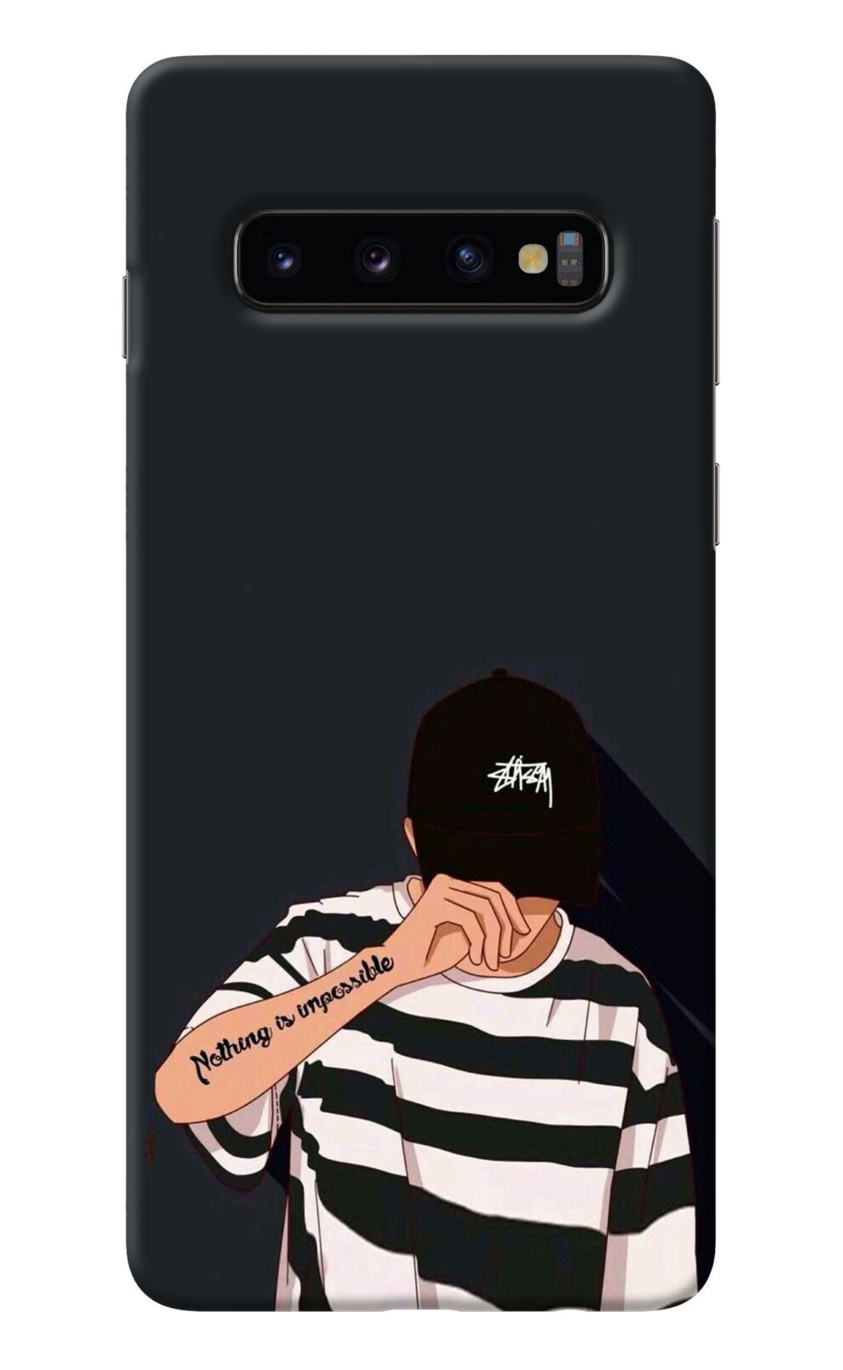 Aesthetic Boy Samsung S10 Back Cover