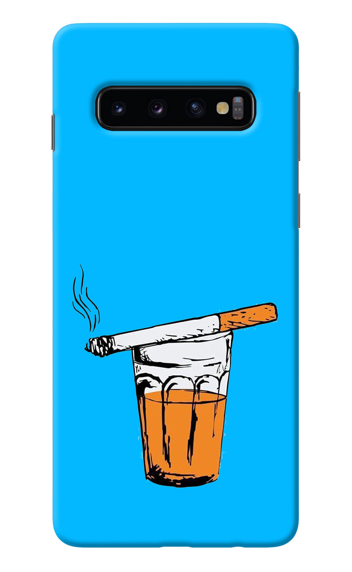 Chai Sutta Samsung S10 Back Cover