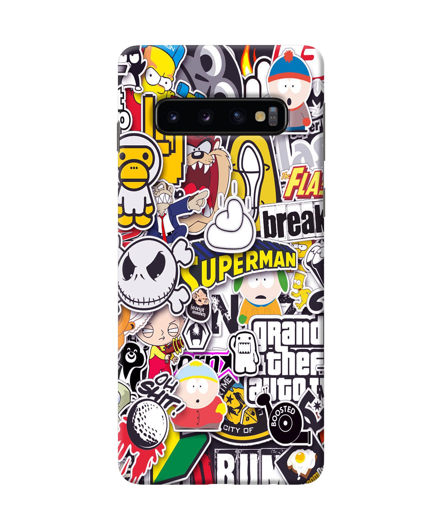 Sticker Bomb Samsung S10 Back Cover