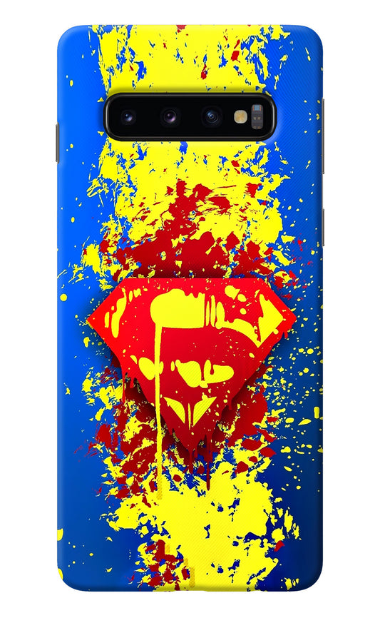 Superman logo Samsung S10 Back Cover
