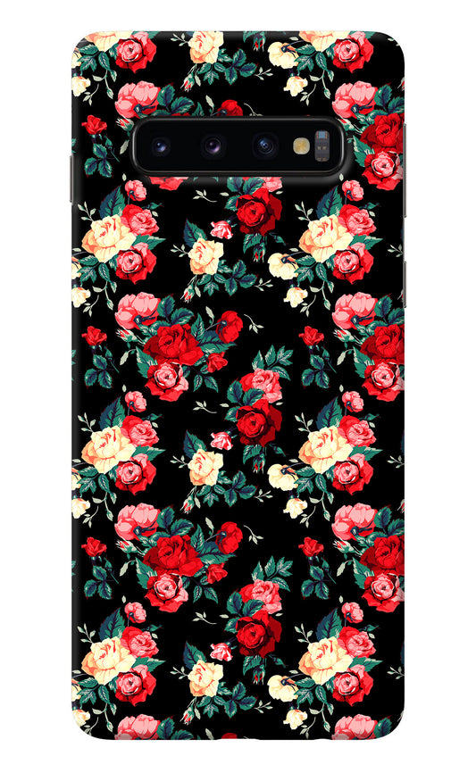 Rose Pattern Samsung S10 Back Cover