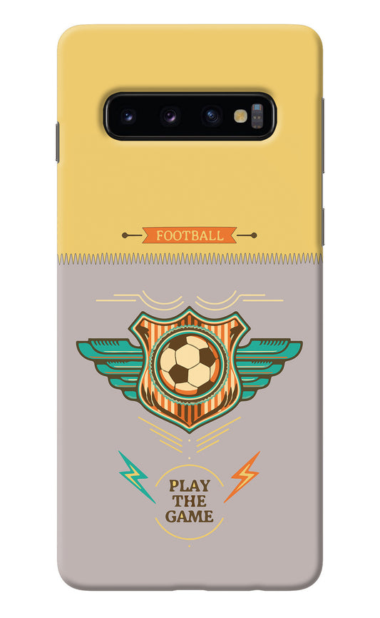 Football Samsung S10 Back Cover