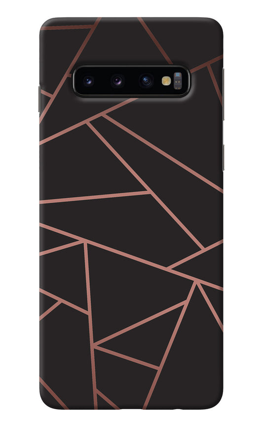 Geometric Pattern Samsung S10 Back Cover
