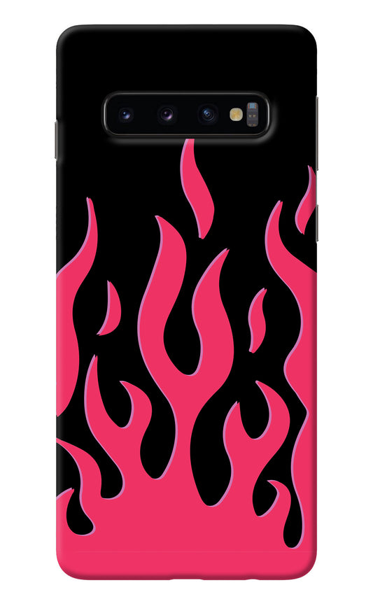 Fire Flames Samsung S10 Back Cover