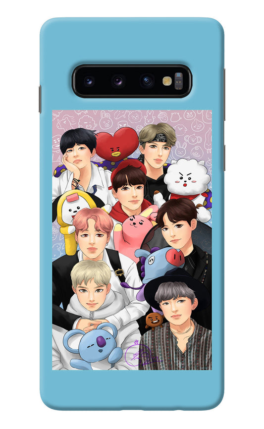 BTS with animals Samsung S10 Back Cover