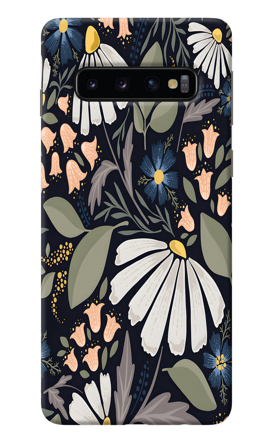 Flowers Art Samsung S10 Back Cover