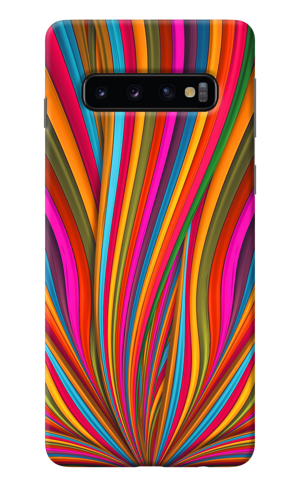 Trippy Wavy Samsung S10 Back Cover