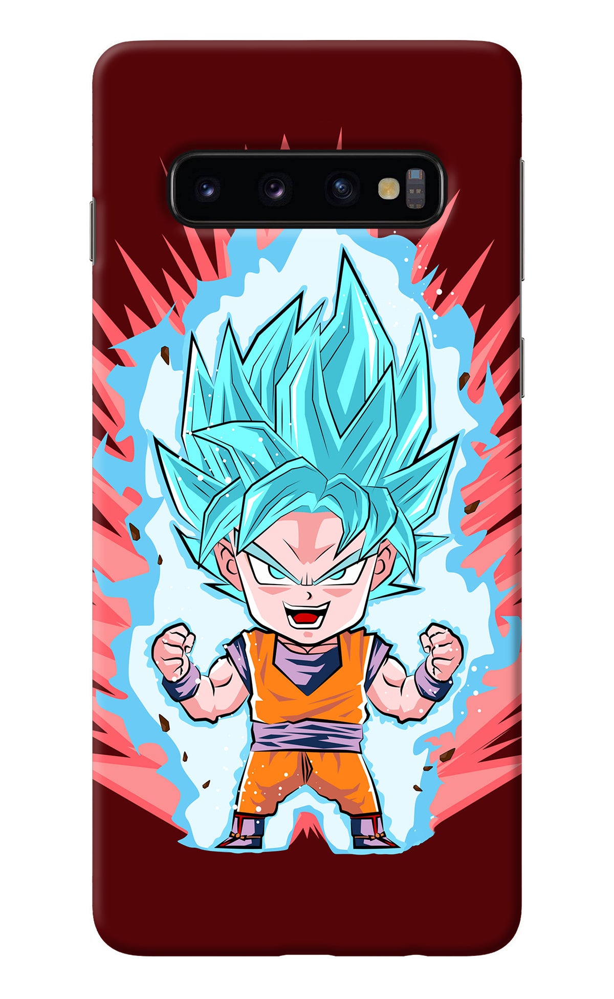 Goku Little Samsung S10 Back Cover