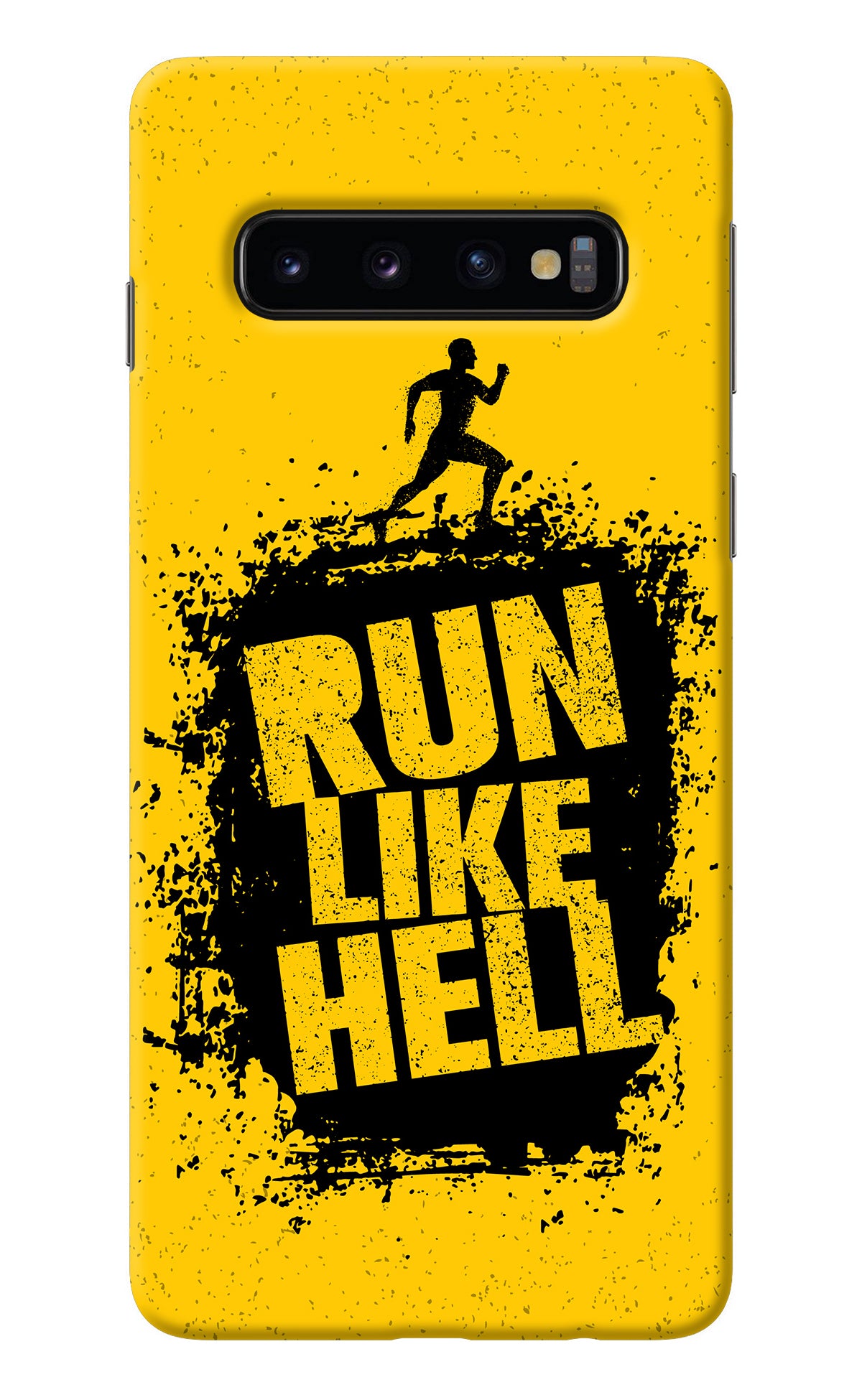 Run Like Hell Samsung S10 Back Cover