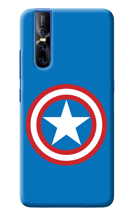 Captain America Logo Vivo V15 Pro Back Cover