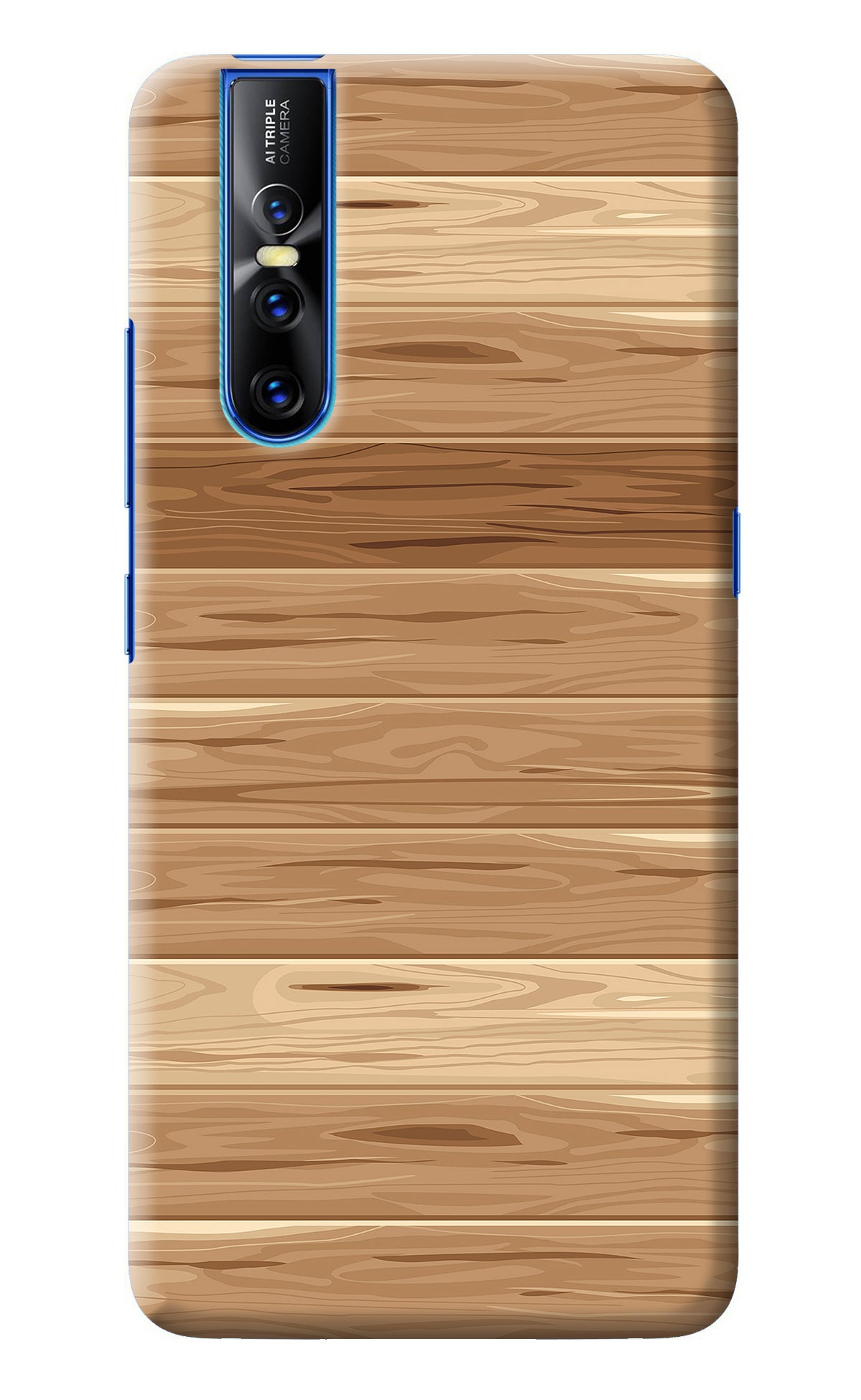 Wooden Vector Vivo V15 Pro Back Cover