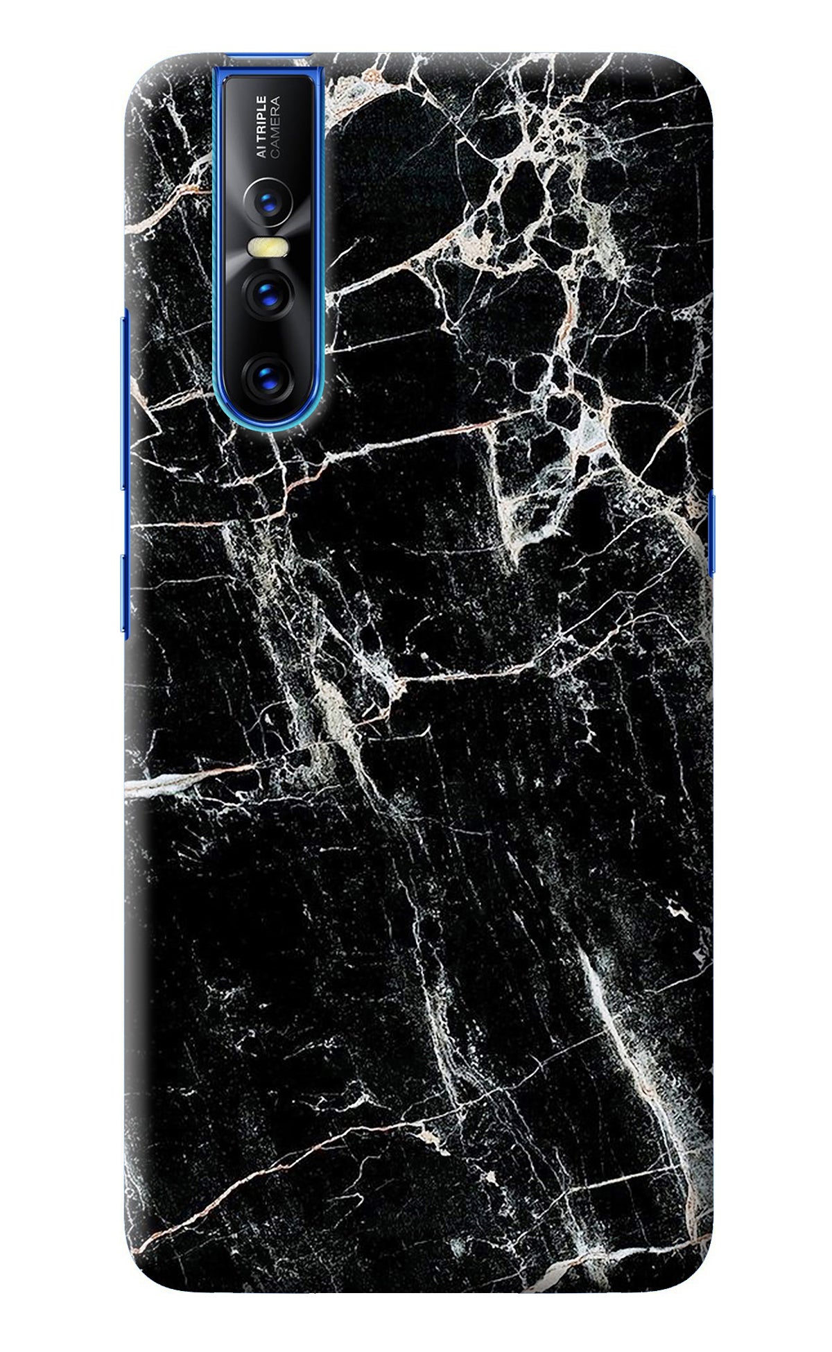 Black Marble Texture Vivo V15 Pro Back Cover