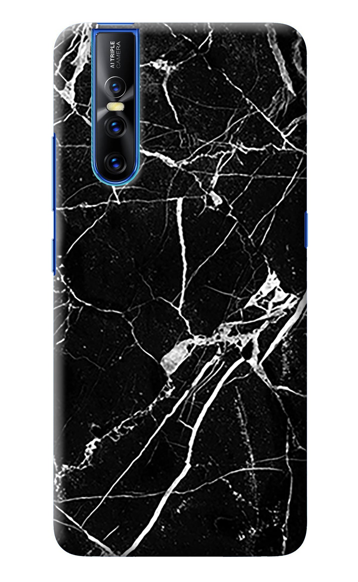 Black Marble Pattern Vivo V15 Pro Back Cover