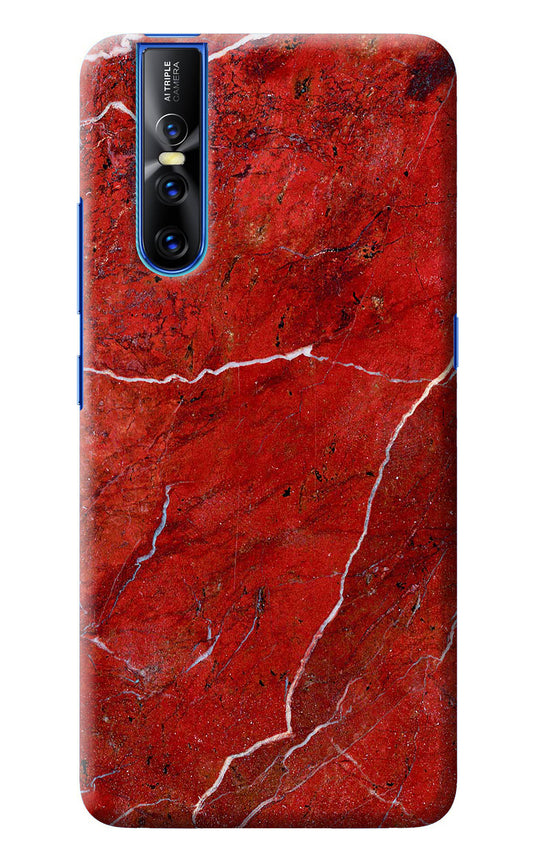 Red Marble Design Vivo V15 Pro Back Cover