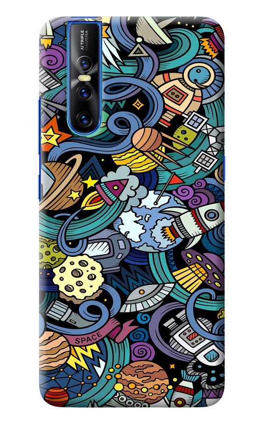 Space Abstract Vivo V15 Pro Back Cover