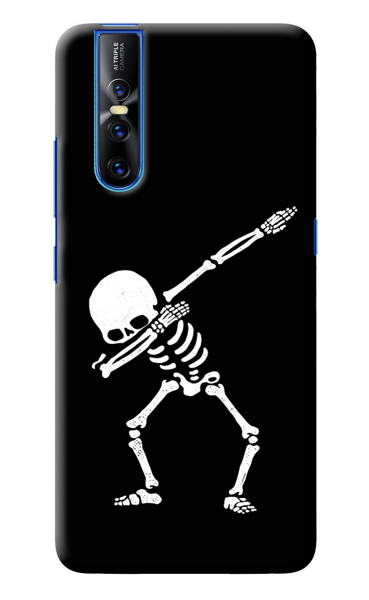 Dabbing Skeleton Art Vivo V15 Pro Back Cover
