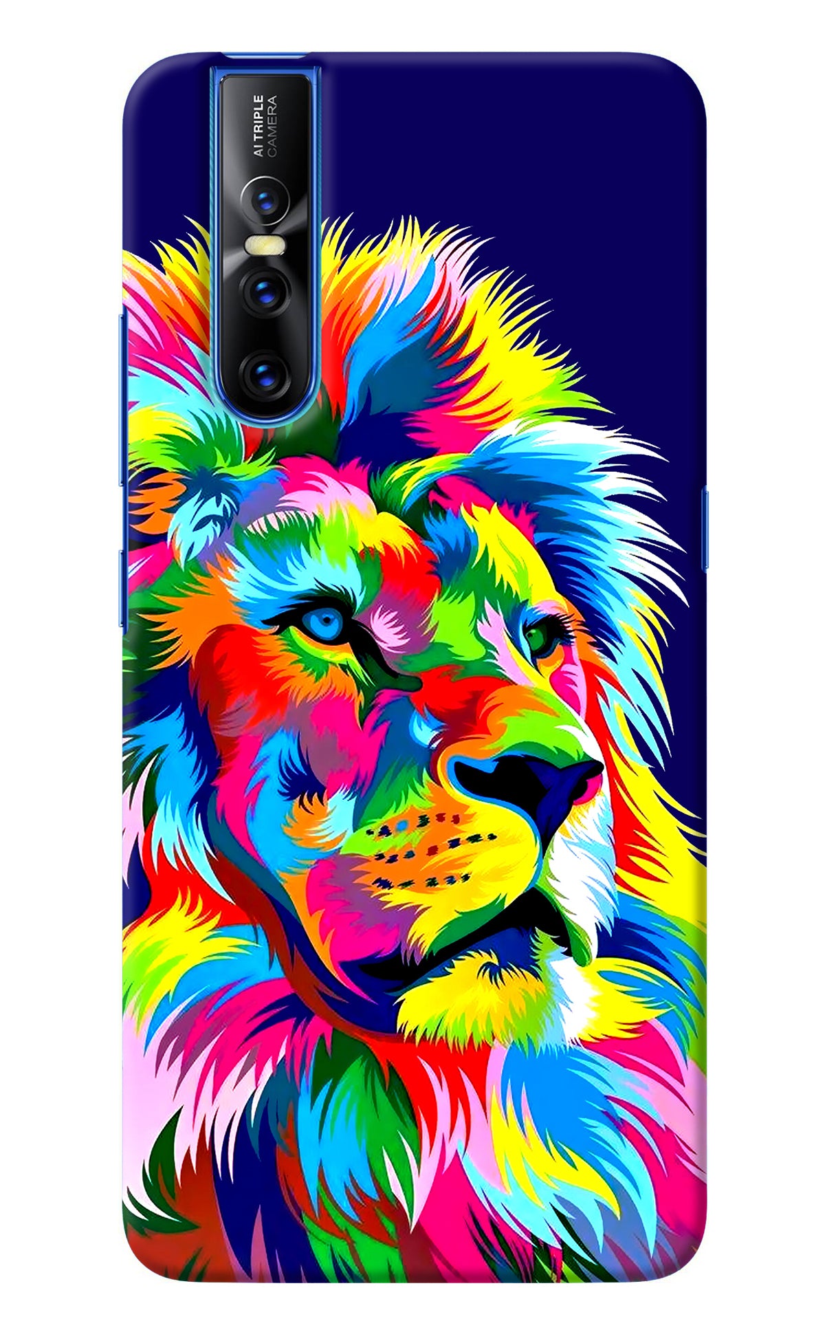 Vector Art Lion Vivo V15 Pro Back Cover