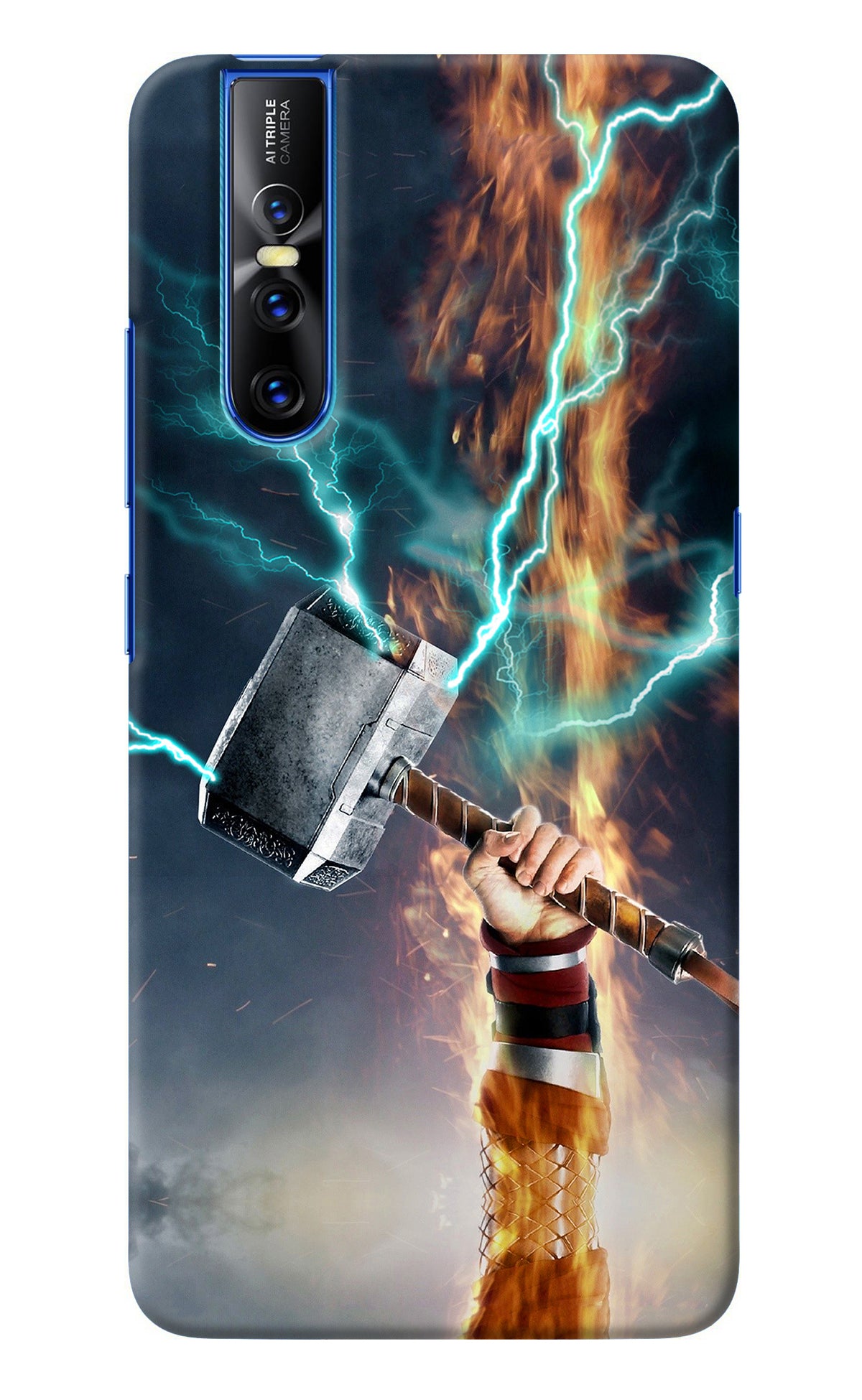 Thor Hammer Mjolnir Vivo V15 Pro Back Cover