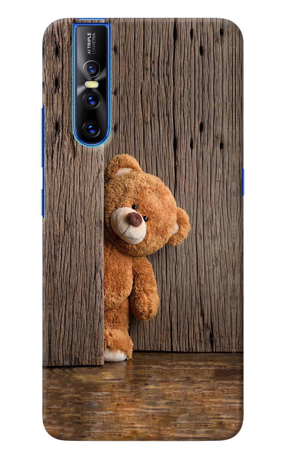 Teddy Wooden Vivo V15 Pro Back Cover