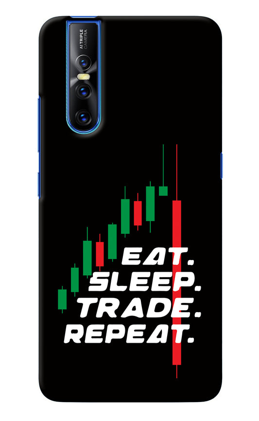 Eat Sleep Trade Repeat Vivo V15 Pro Back Cover