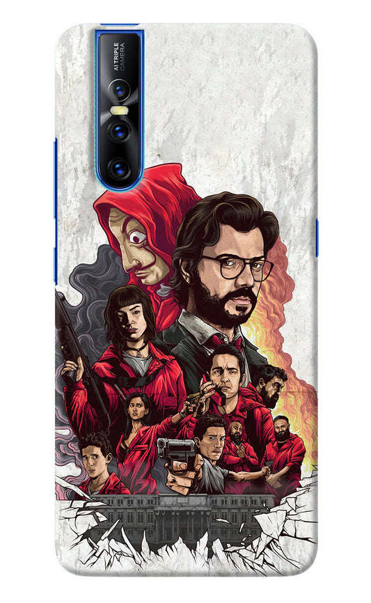 Money Heist Artwork Vivo V15 Pro Back Cover